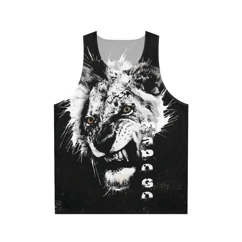 Mr T Mapogo Sabi Sands Lion on Unisex Tank Top