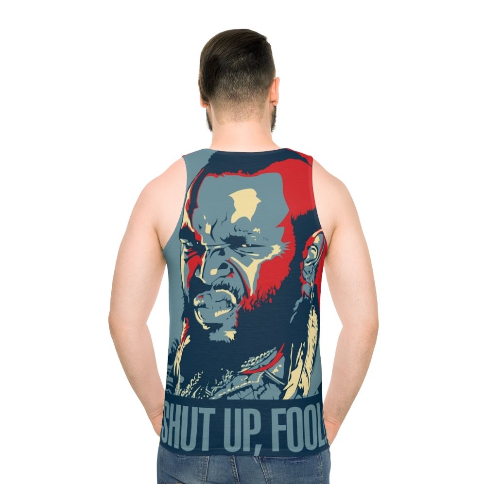 Mr T "Shut Up Fool" Unisex Retro 80s A-Team Tank Top