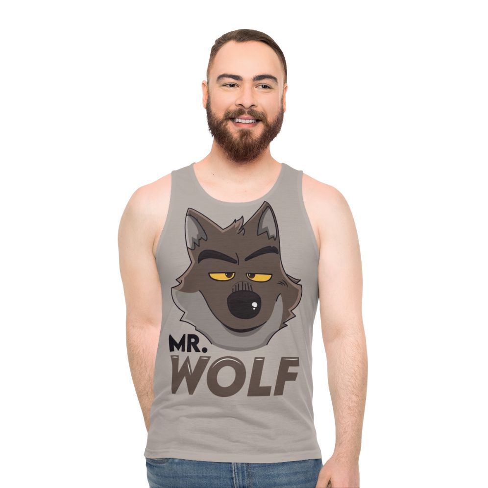 Mr Wolf The Bad Guys Unisex Tank Top