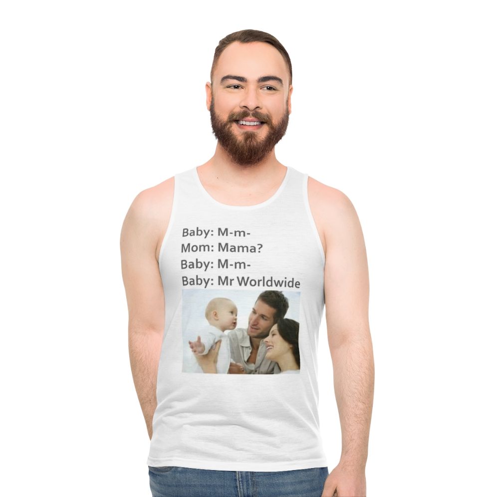 Mr. Worldwide Pitbull Unisex Tank Top