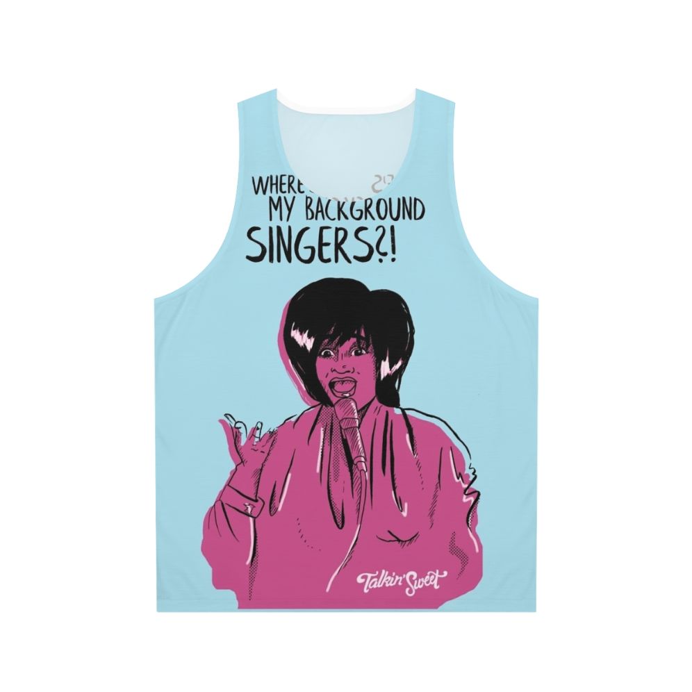 "Ms Patti Where Are My Backup Singers?" Unisex Christmas Tank Top