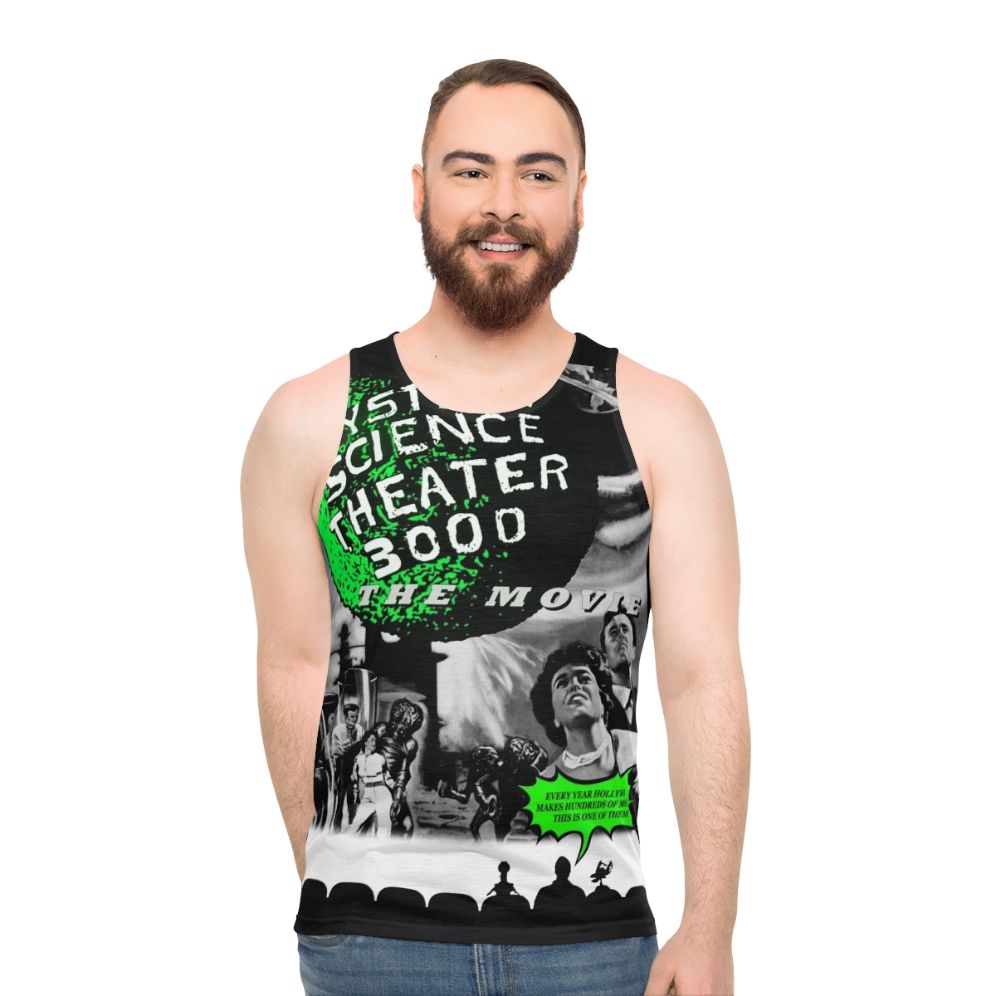 Mystery Science Theater 3000 movie poster unisex tank top