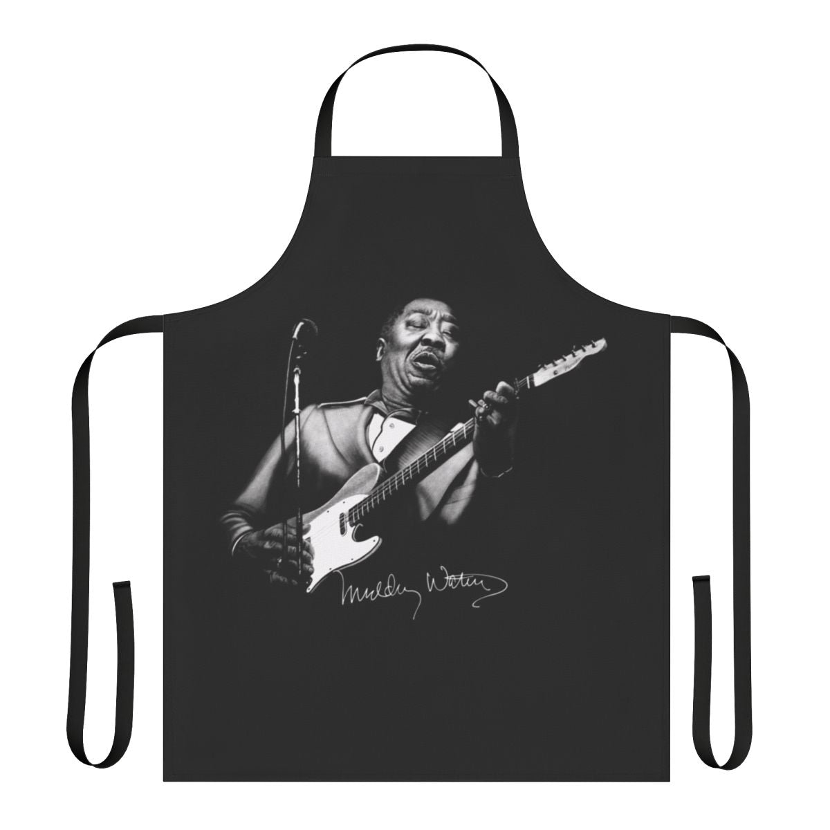 Muddy Waters Inspired Blues Apron with Music Lover Design
