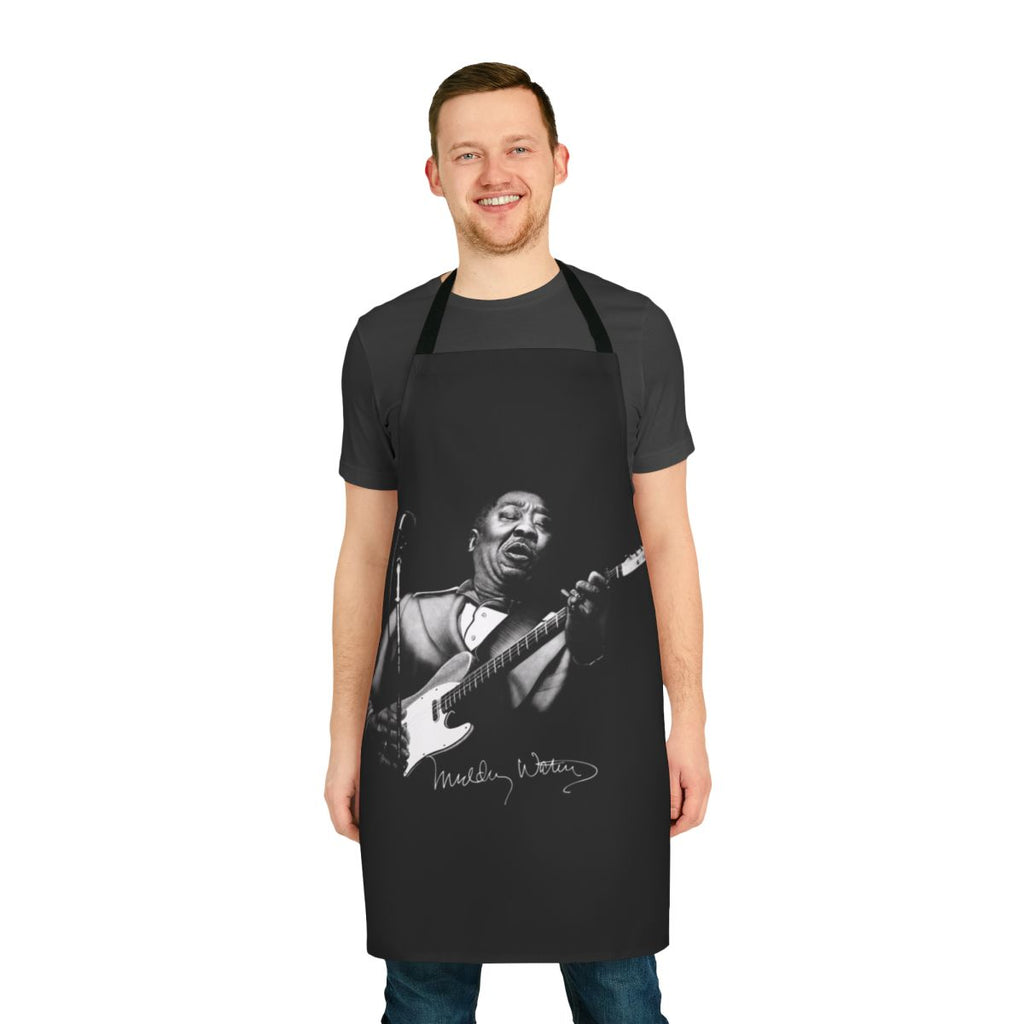 Muddy Waters Inspired Blues Apron with Music Lover Design