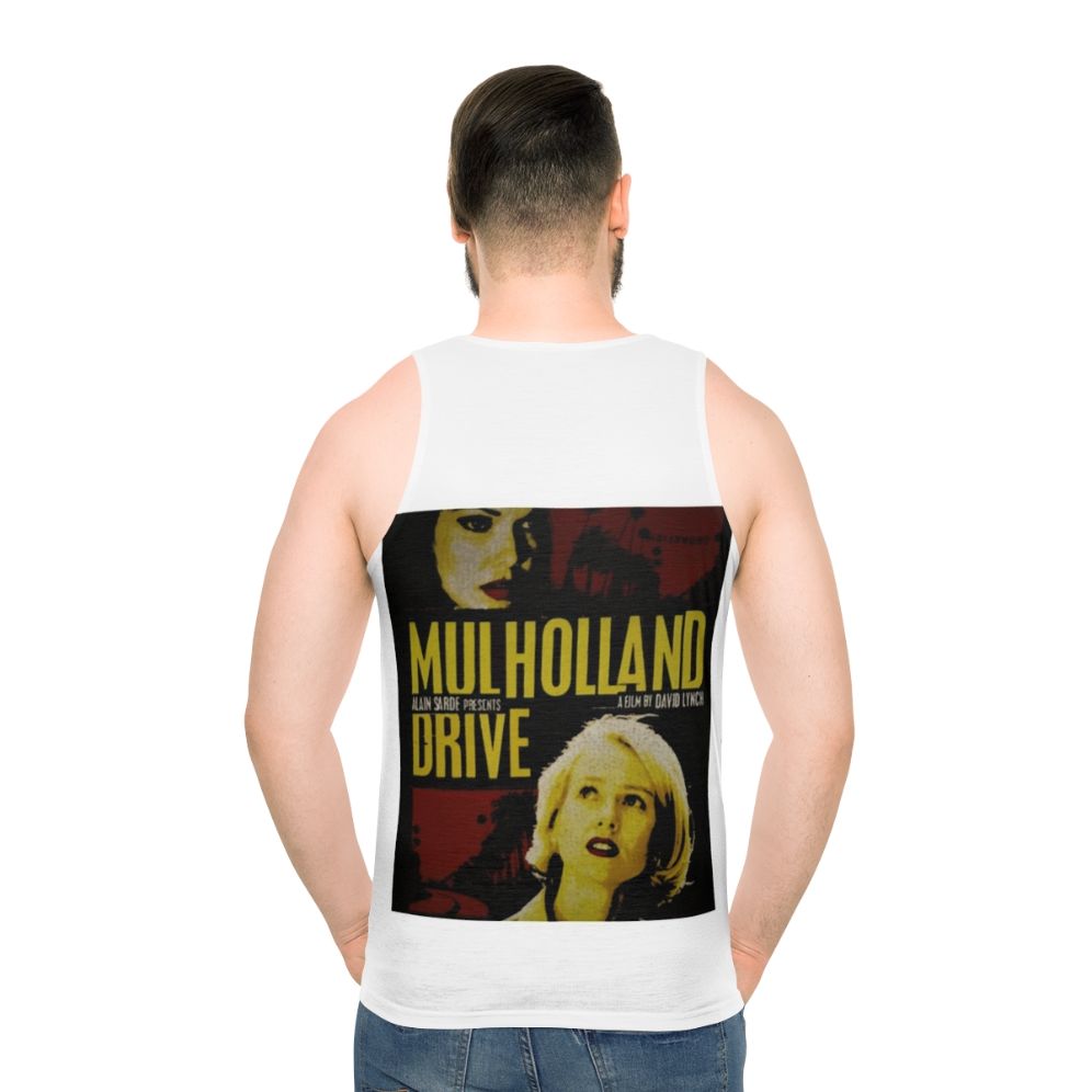 Mulholland Drive unisex tank top with David Lynch's surreal cinema aesthetic