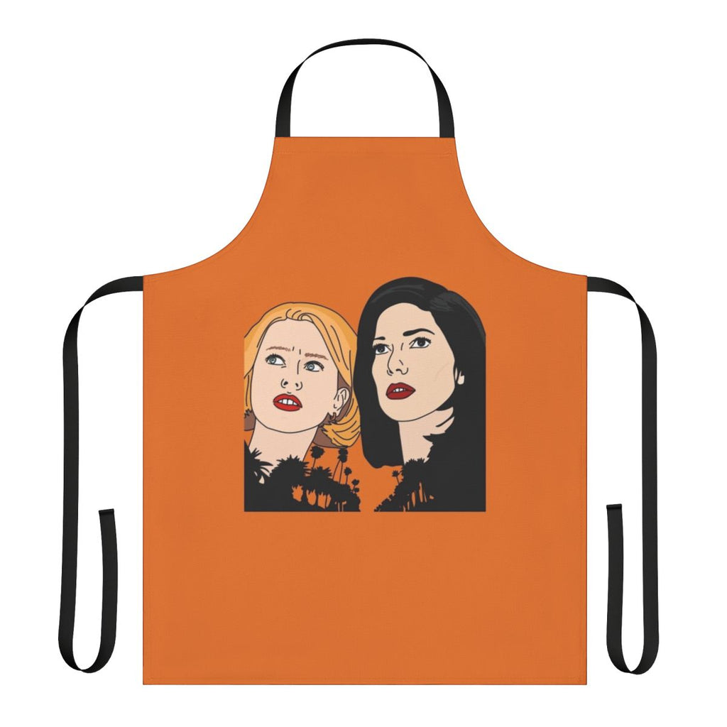 Mulholland Drive inspired apron featuring abstract art design