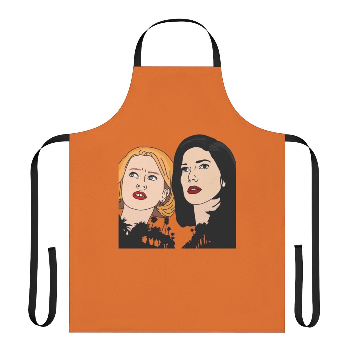 Mulholland Drive inspired apron featuring abstract art design