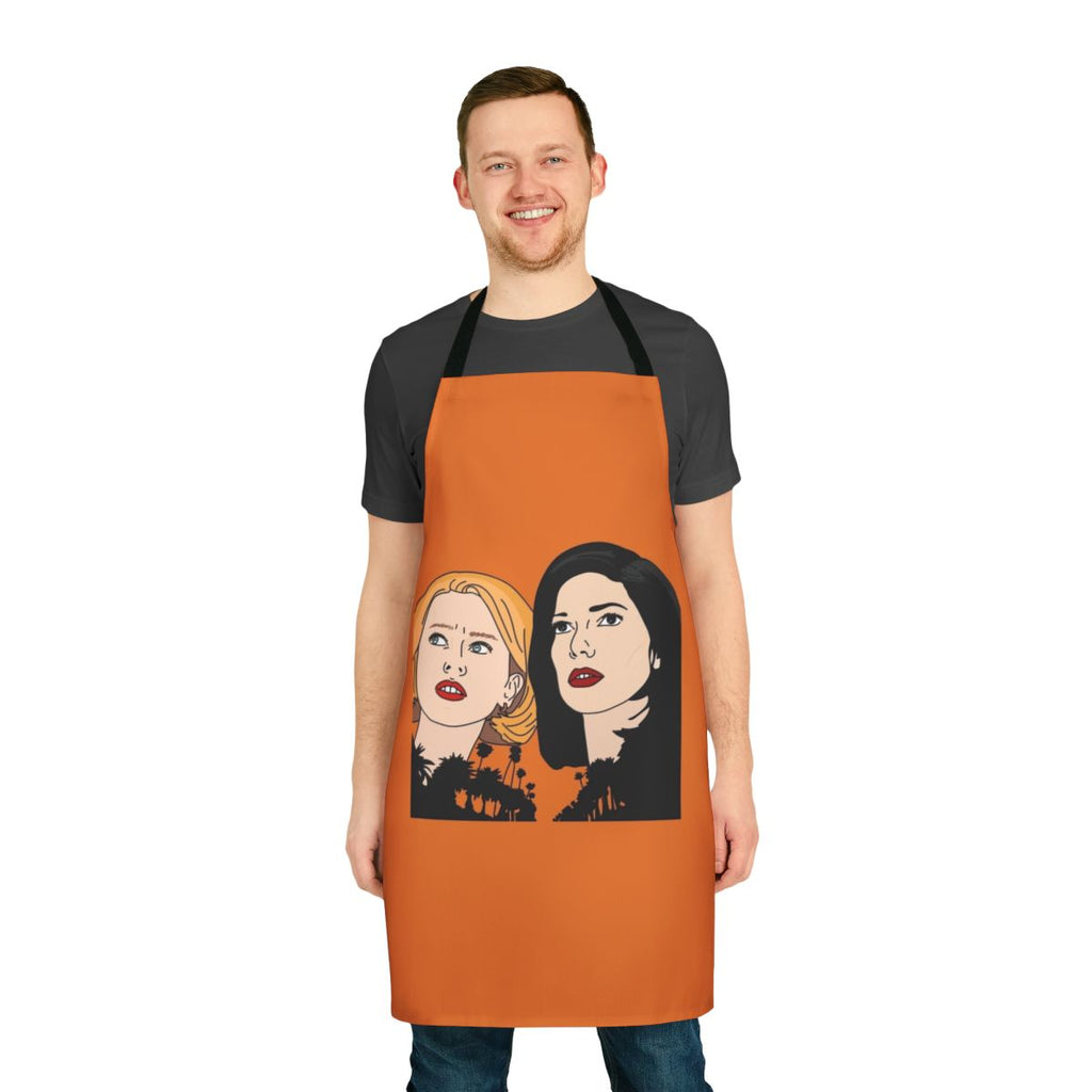 Mulholland Drive inspired apron featuring abstract art design
