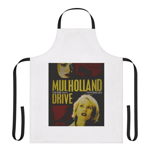 Mulholland Drive inspired apron with surreal movie-themed design