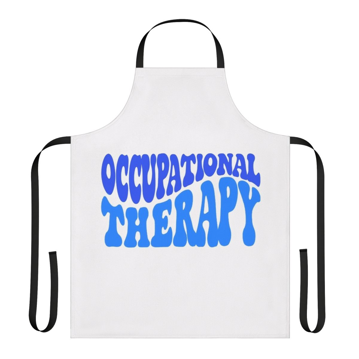Occupational therapy apron with multiple pockets and features for healthcare professionals