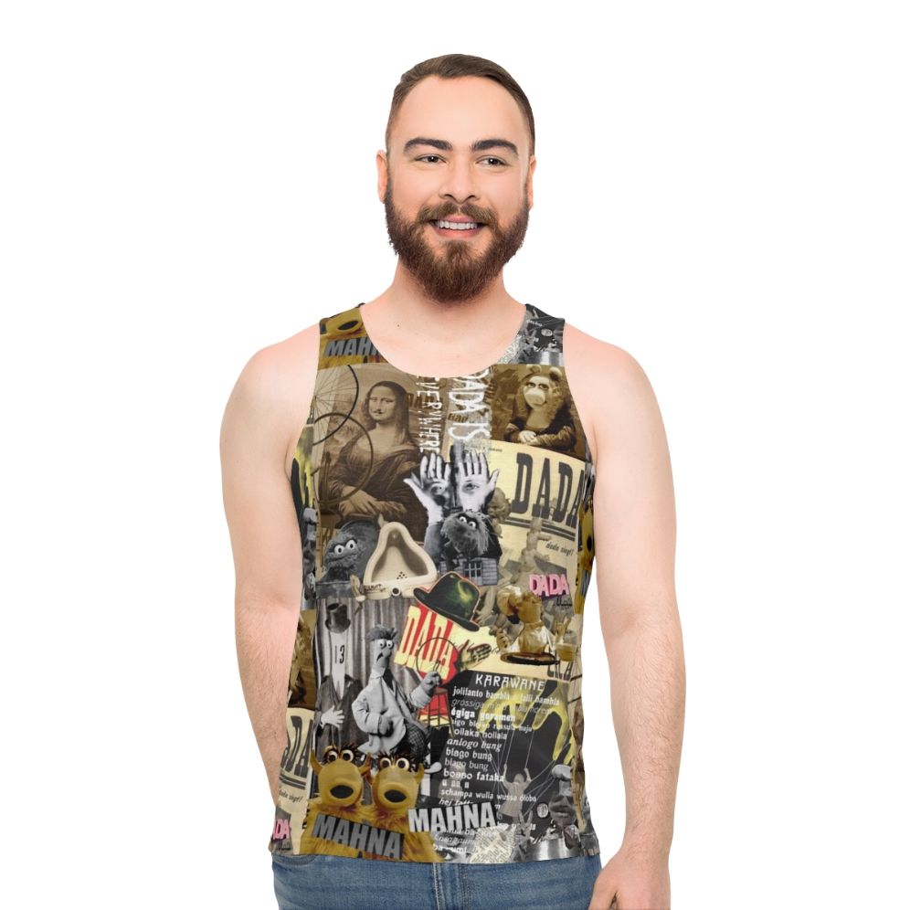 Muppet Dada Collage Unisex Tank Top