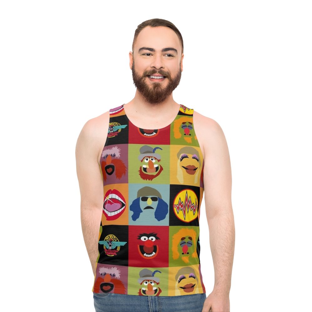 Muppets Electric Mayhem Ft Lips Unisex Tank Top