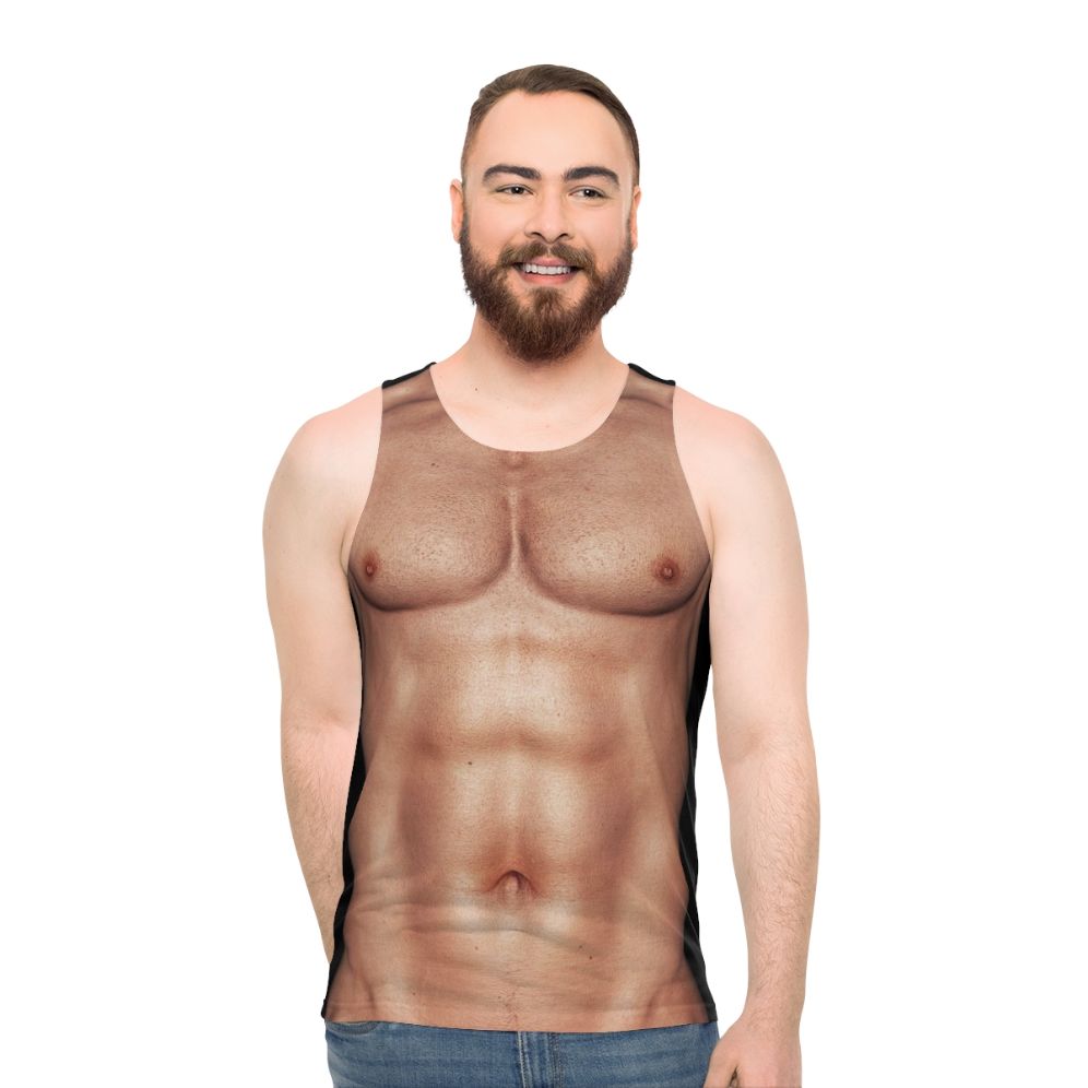 Muscle 6 Pack Unisex Tank Top