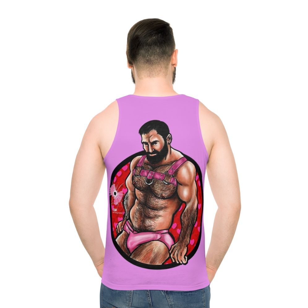 Muscle Bear Wearing Unisex Tank Top