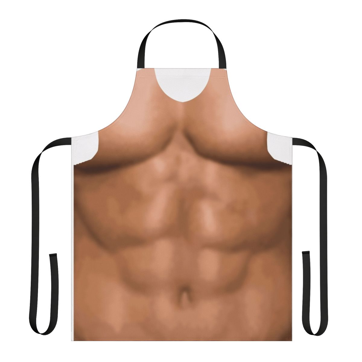 Muscle six pack abs apron with ripped body design