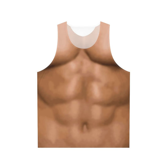Muscle six pack abs unisex tank top