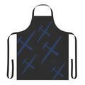 Muse-inspired apron with band logo and album references