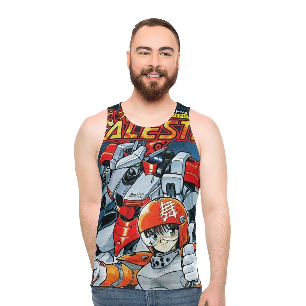 Musha Aleste videogame cover unisex tank top