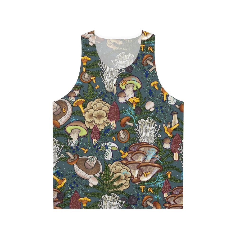 Mushroom forest unisex tank top