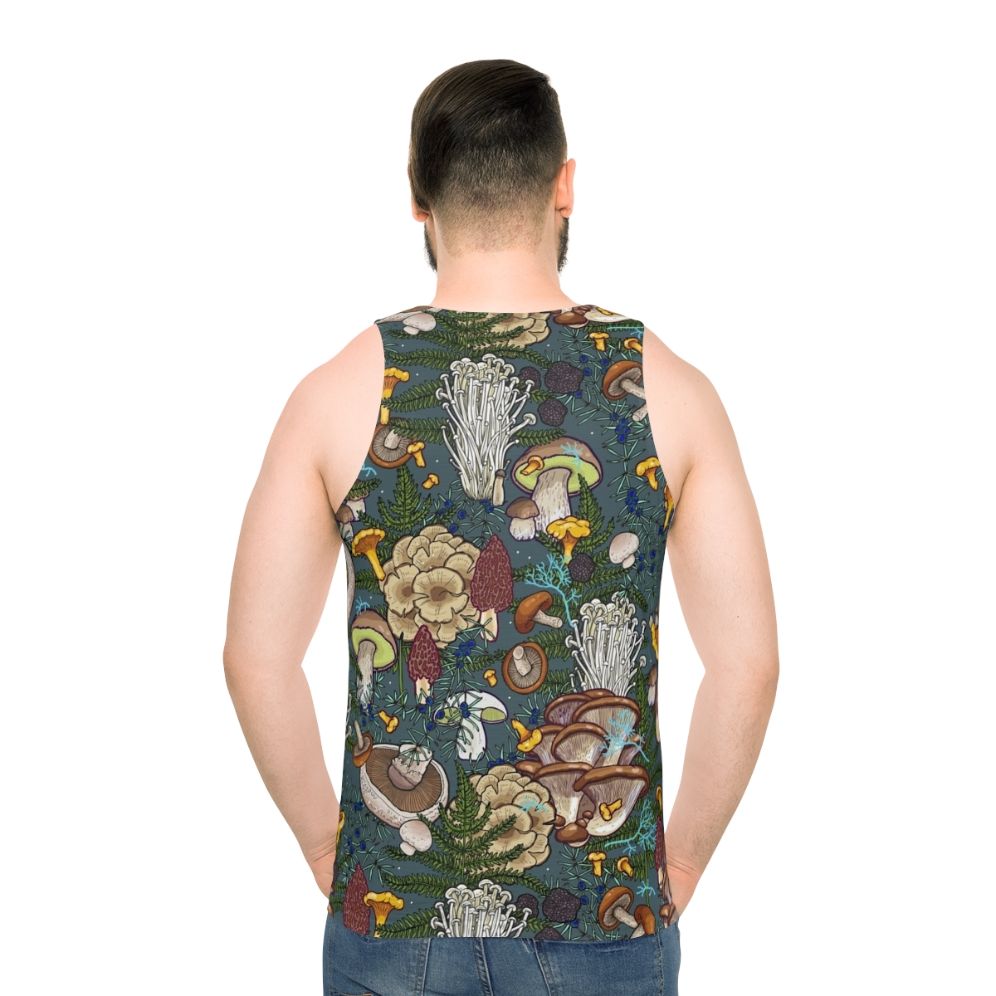 Mushroom forest unisex tank top