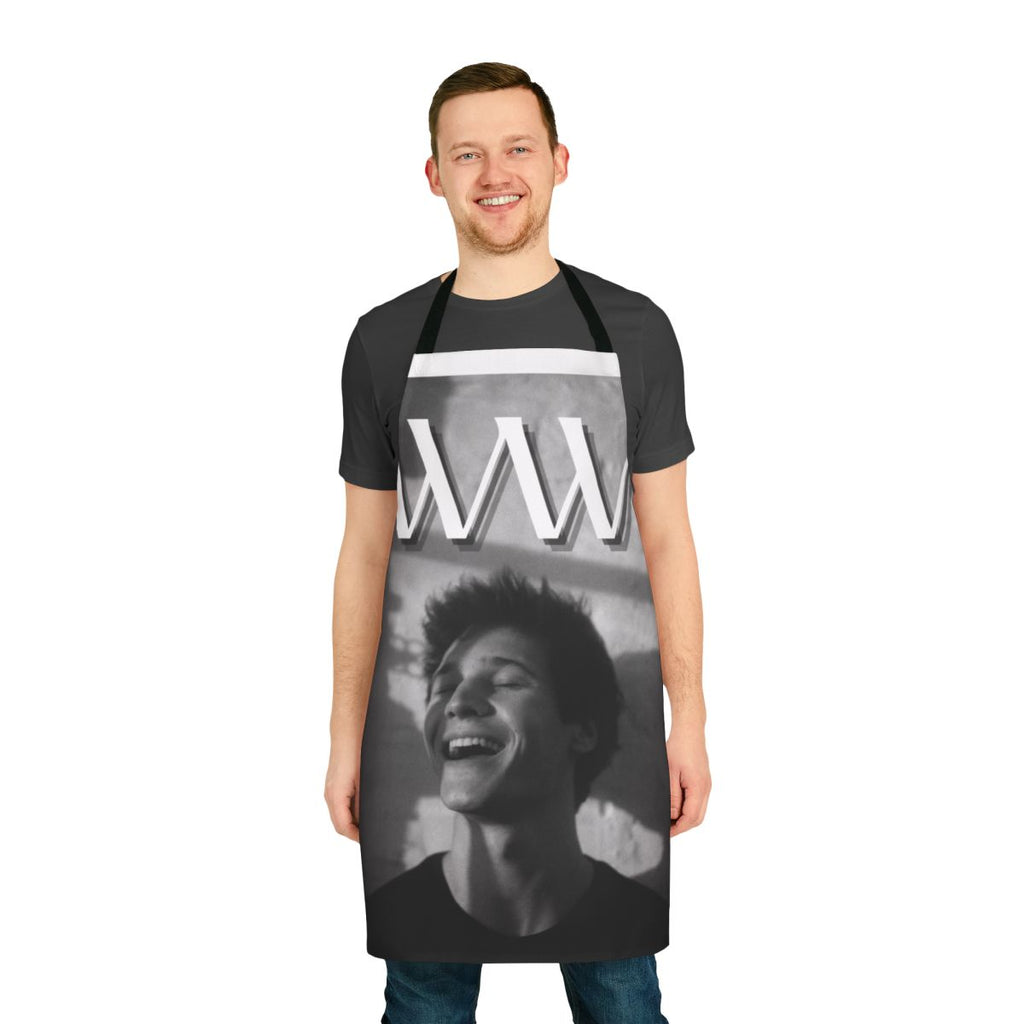Wincent Weiss-inspired apron with a stylish and music-themed design