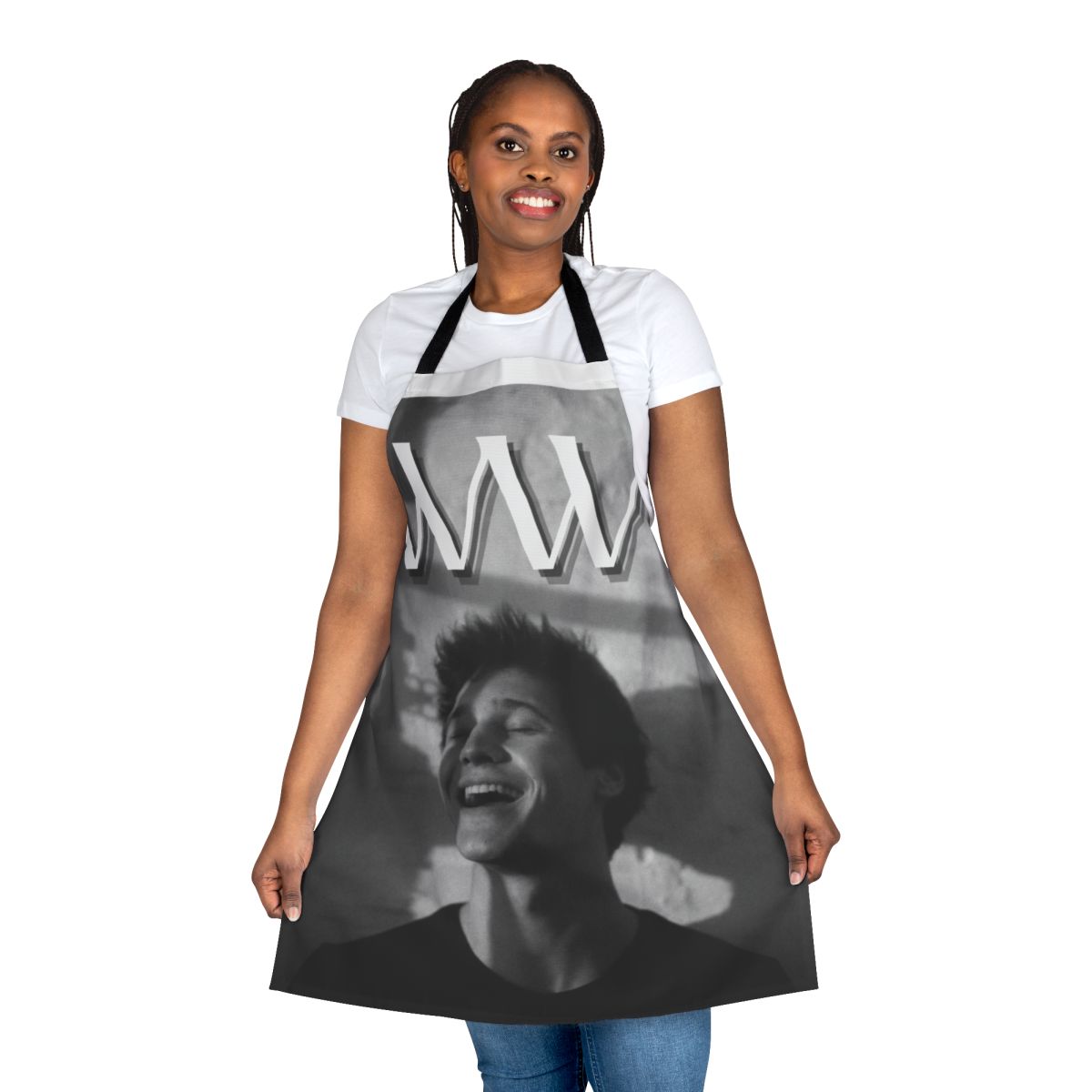 Wincent Weiss-inspired apron with a stylish and music-themed design