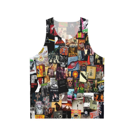 Unisex music collage tank top