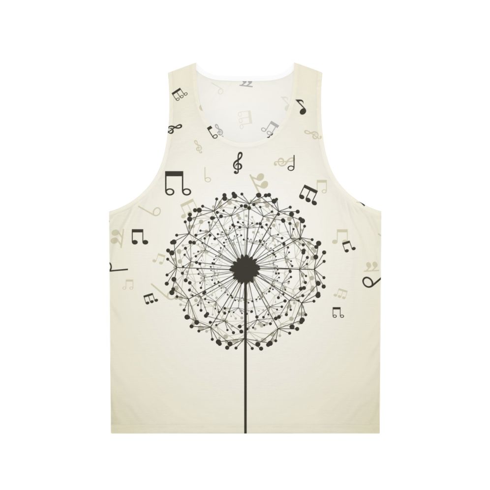 Music Dandelion Unisex Tank Top