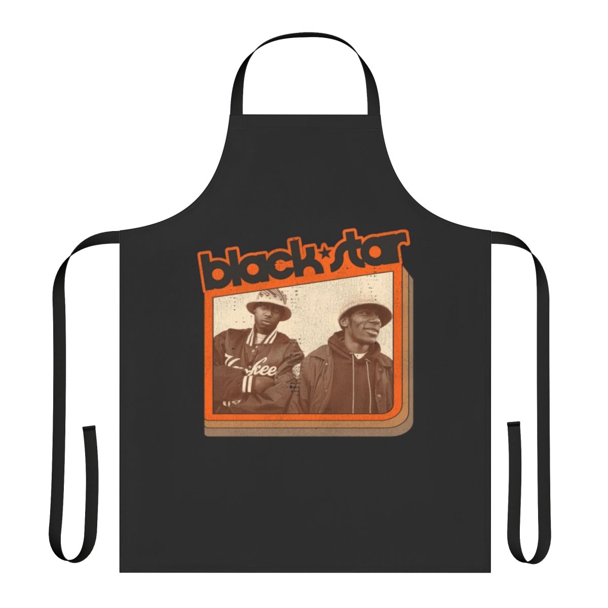 Black Star-themed apron for music lovers