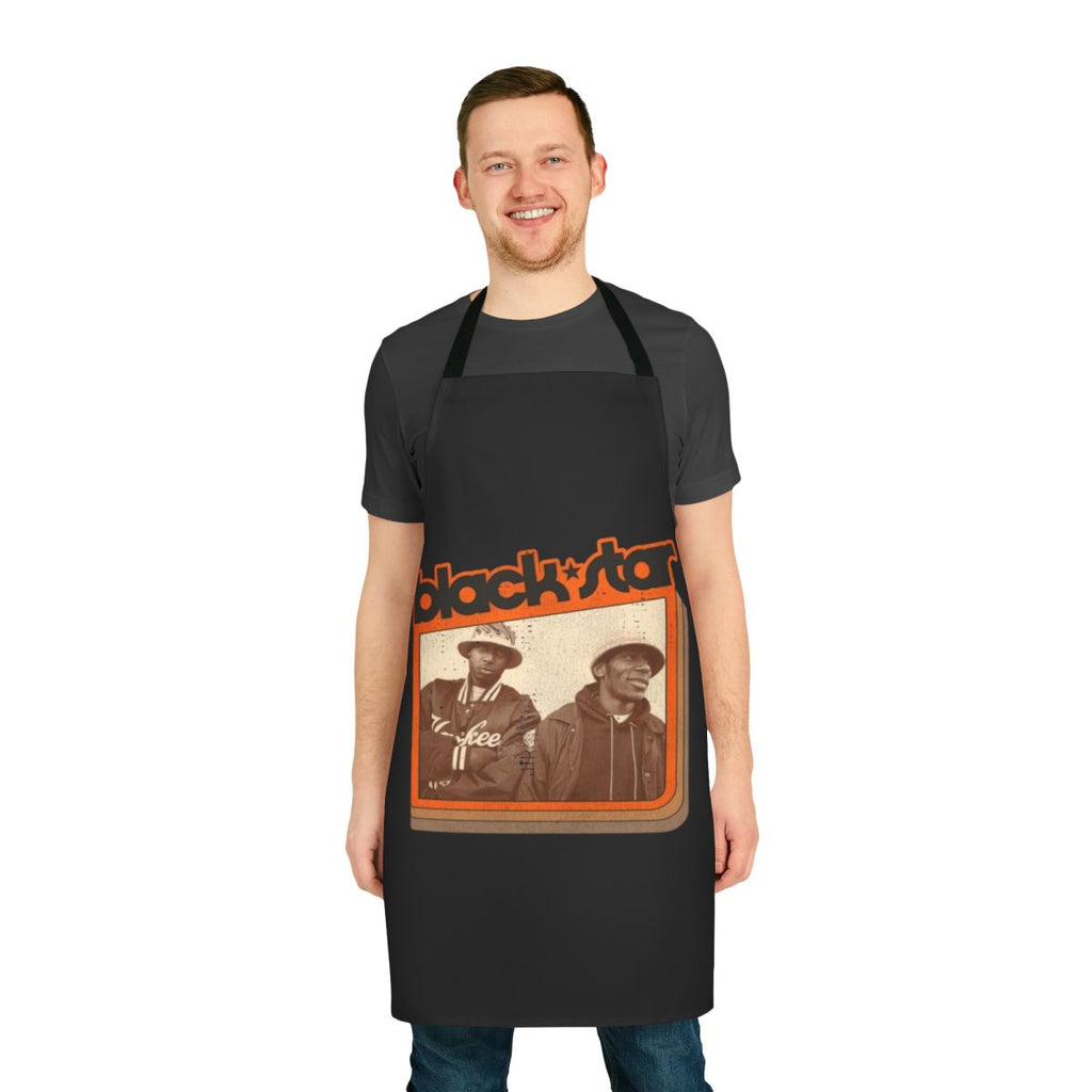 Black Star-themed apron for music lovers