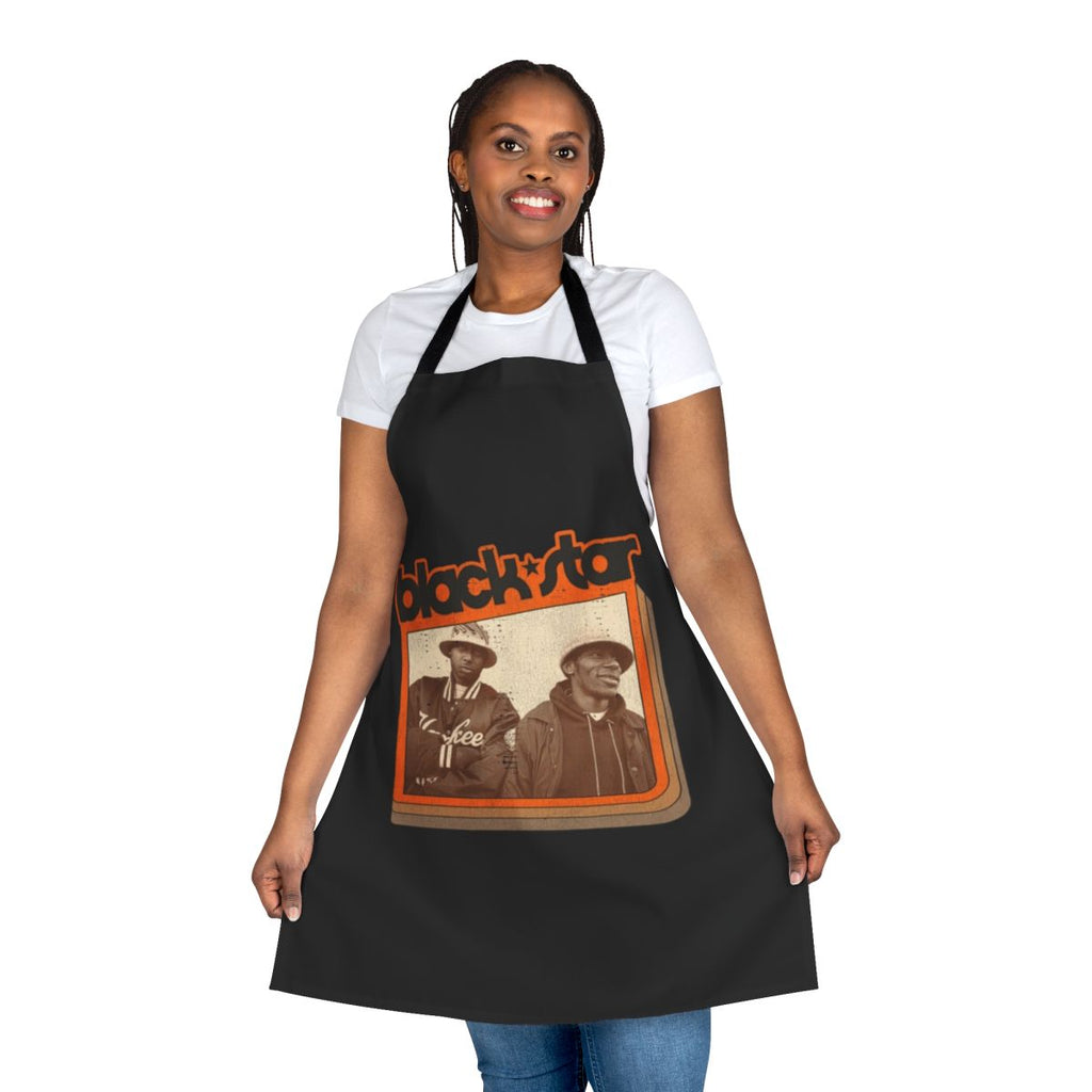 Black Star-themed apron for music lovers