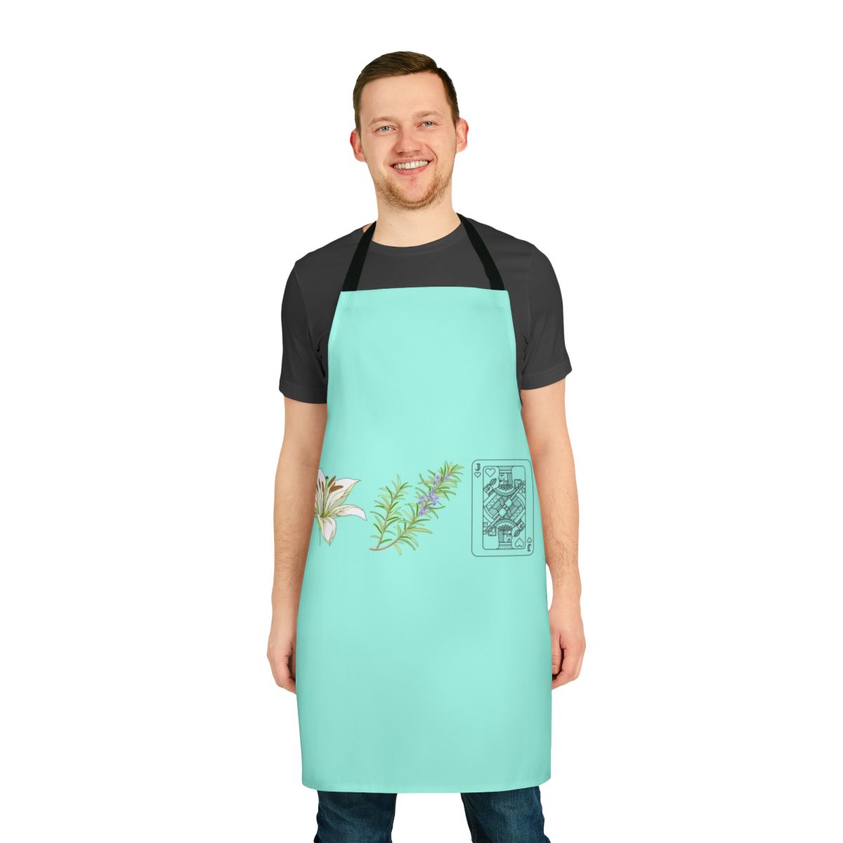 Stylish apron featuring a music-inspired design for bob dylan fans