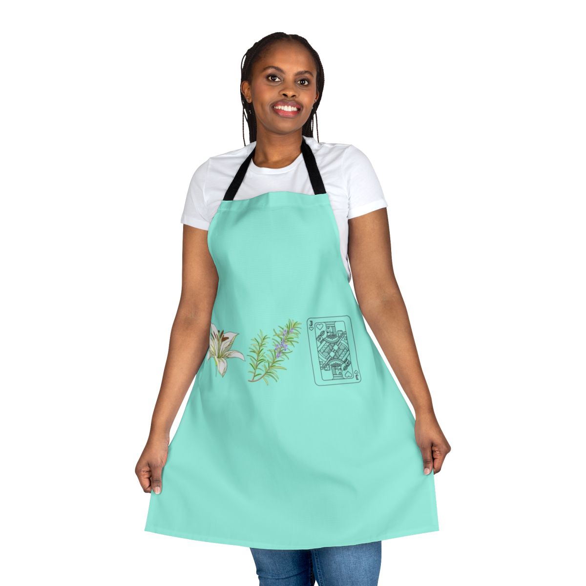 Stylish apron featuring a music-inspired design for bob dylan fans