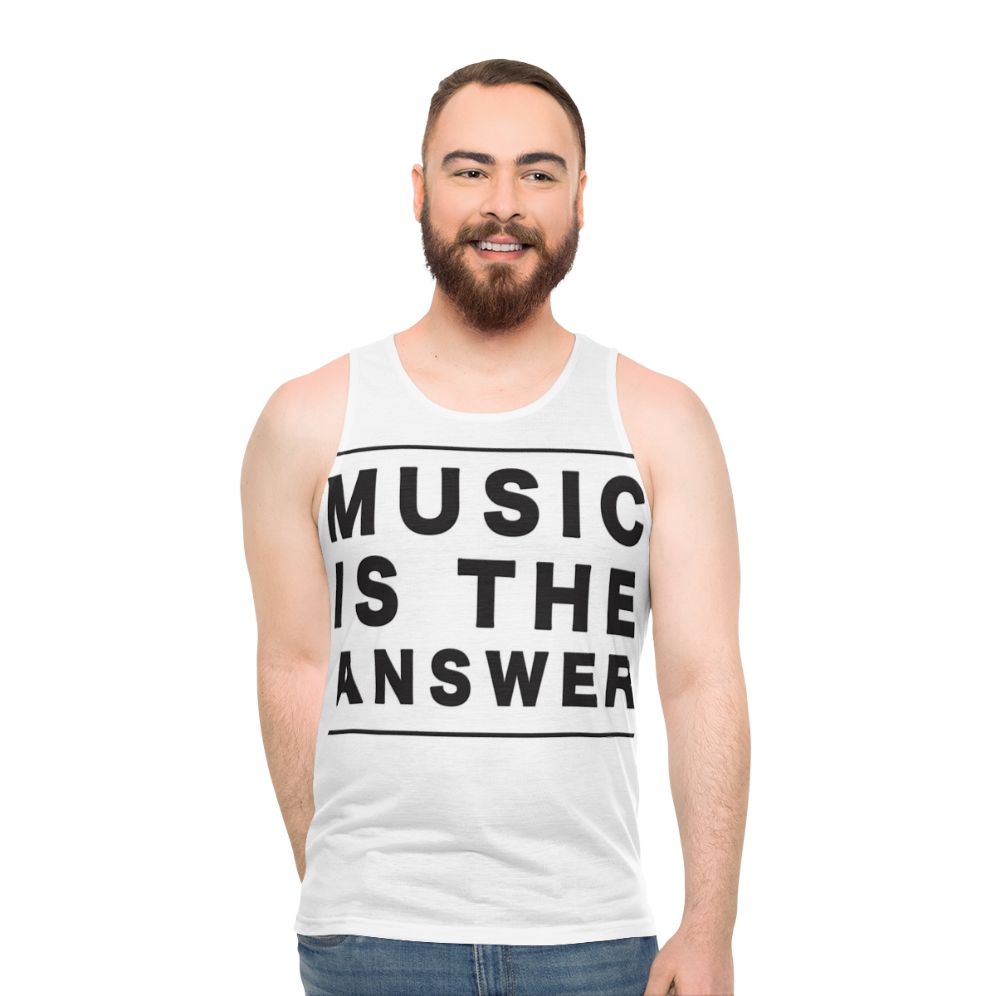 Music Is The Answer - Unisex Dance/EDM Tank Top