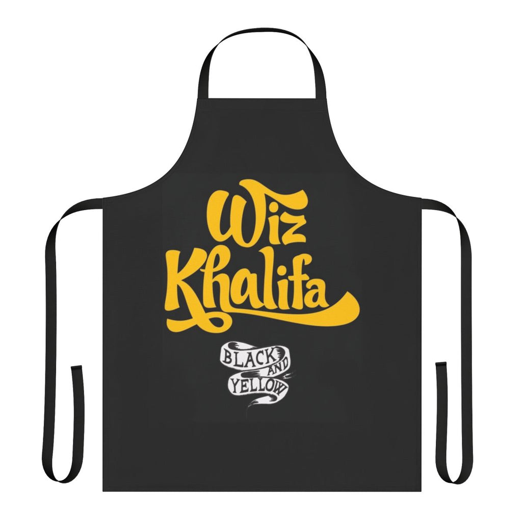 Apron with a creative music logo design