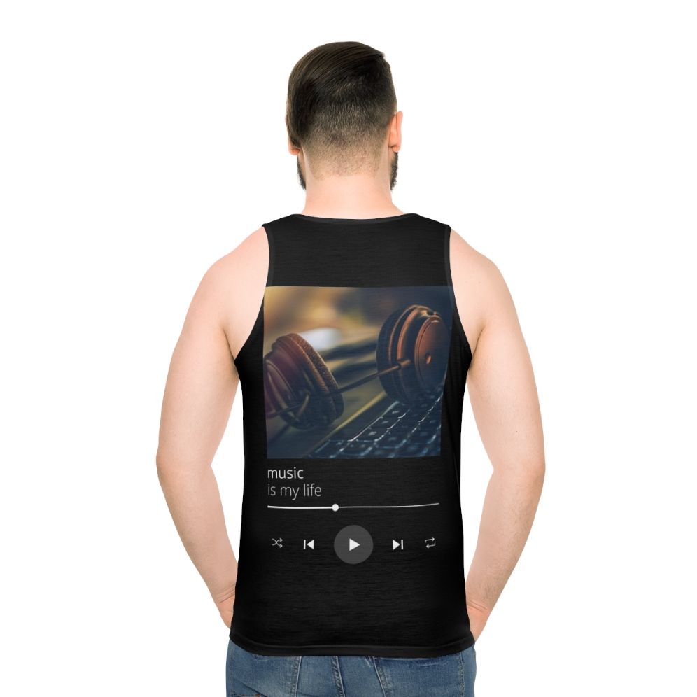Unisex music lover tank top