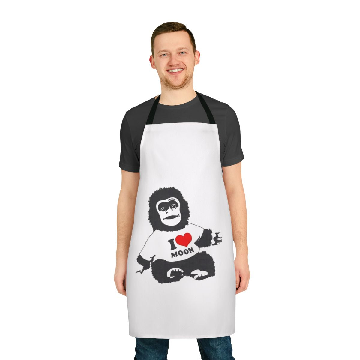 A stylish and functional apron featuring a "Sexy Boy" design, perfect for music fans and home chefs.