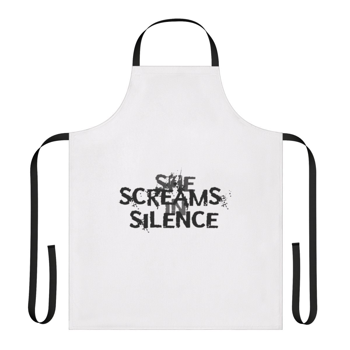 Music-inspired apron featuring a Green Day-inspired design