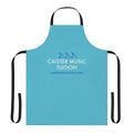 Music tuition apron with white lettering
