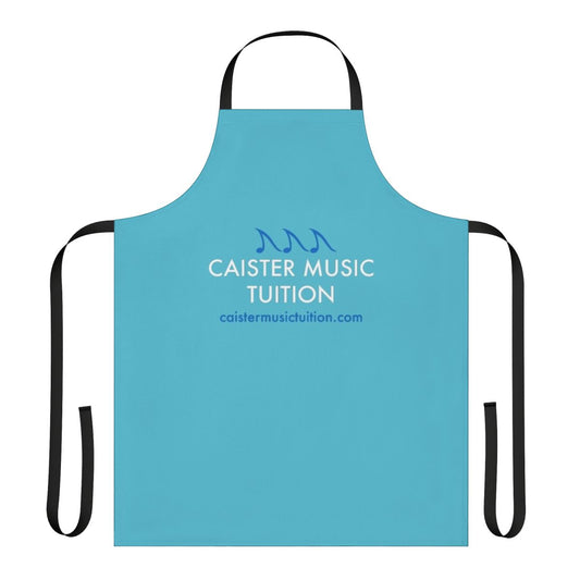 Music tuition apron with white lettering
