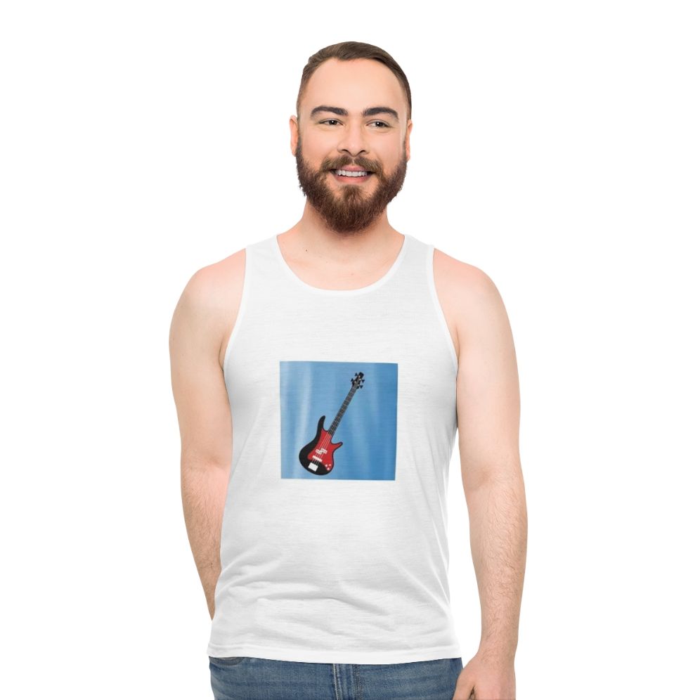 Music Unisex Tank Top with Guitar Graphic