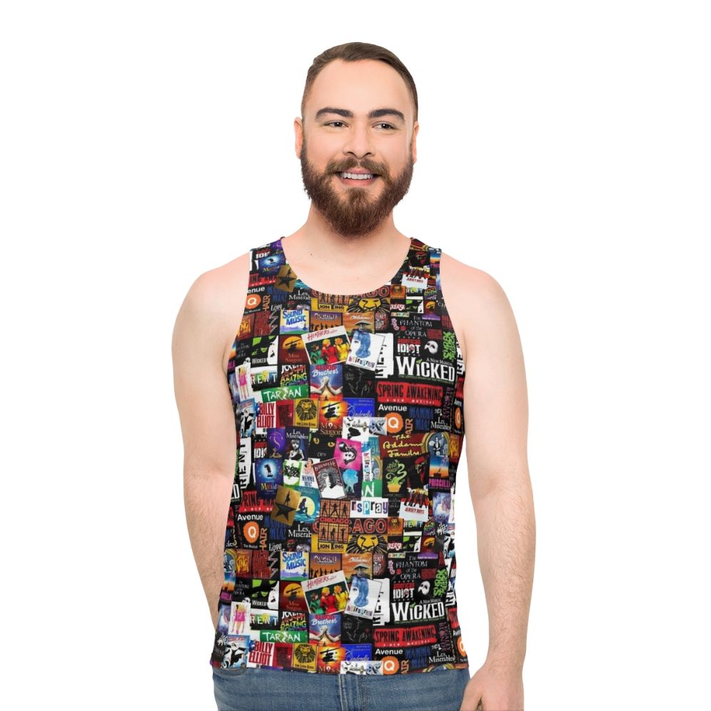 Musical Collage Unisex Tank Top
