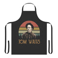 Apron with vintage-inspired Tom Waits graphic design