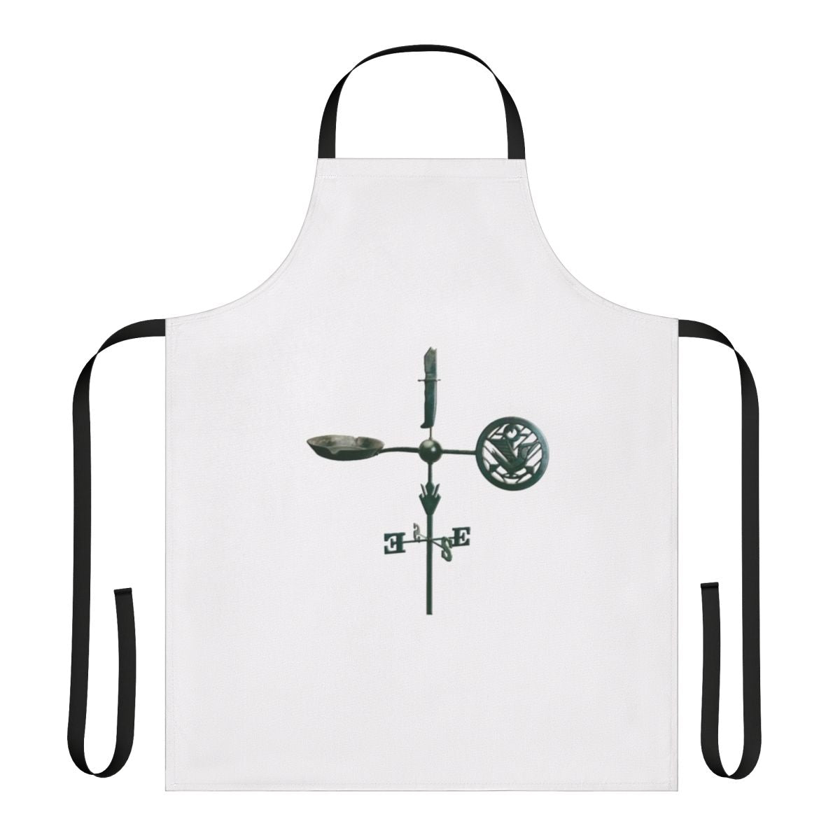 Apron featuring a scales-like pattern, inspired by the music of Jason Isbell