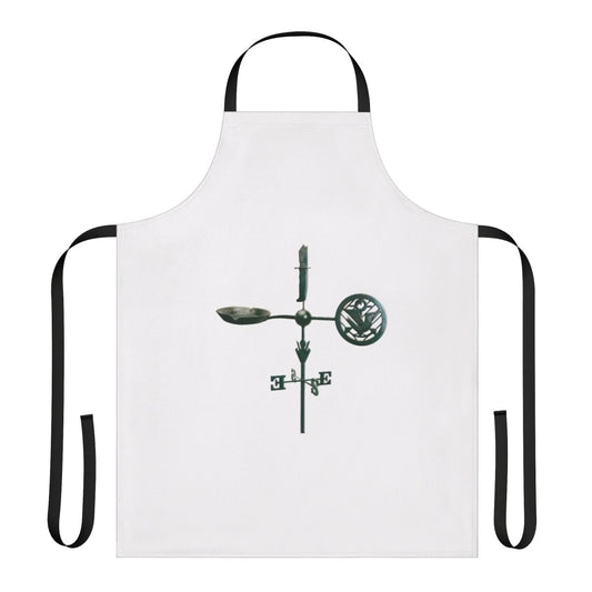 Apron featuring a scales-like pattern, inspired by the music of Jason Isbell