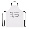 Apron with Olly Murs quote design, perfect for music lovers and Olly Murs fans