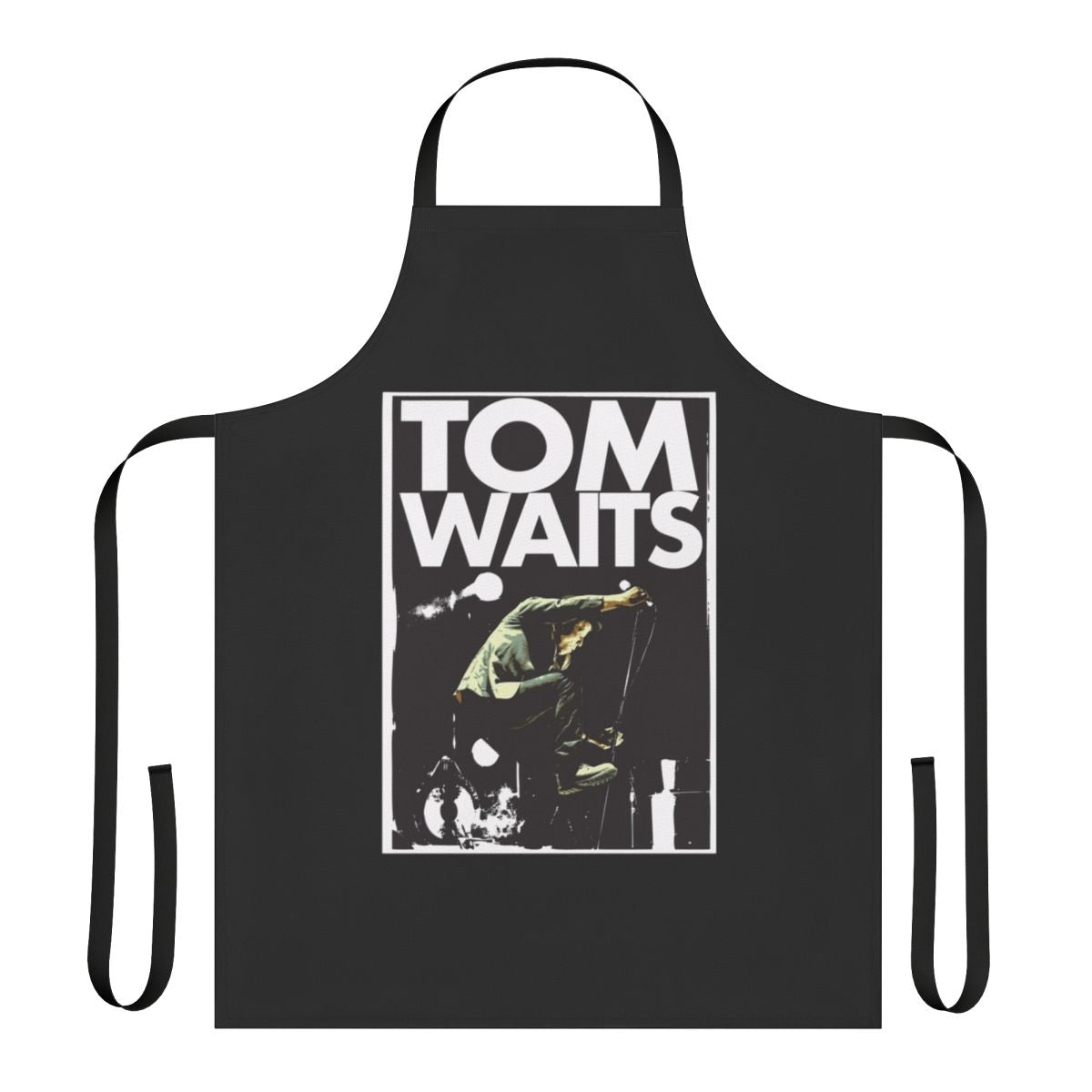 Tom Waits-Inspired Apron with Musical Notes