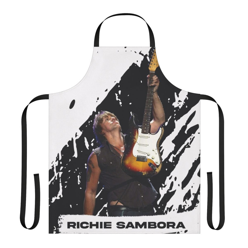 Musician's apron featuring Richie Sambora, the renowned guitarist of Bon Jovi