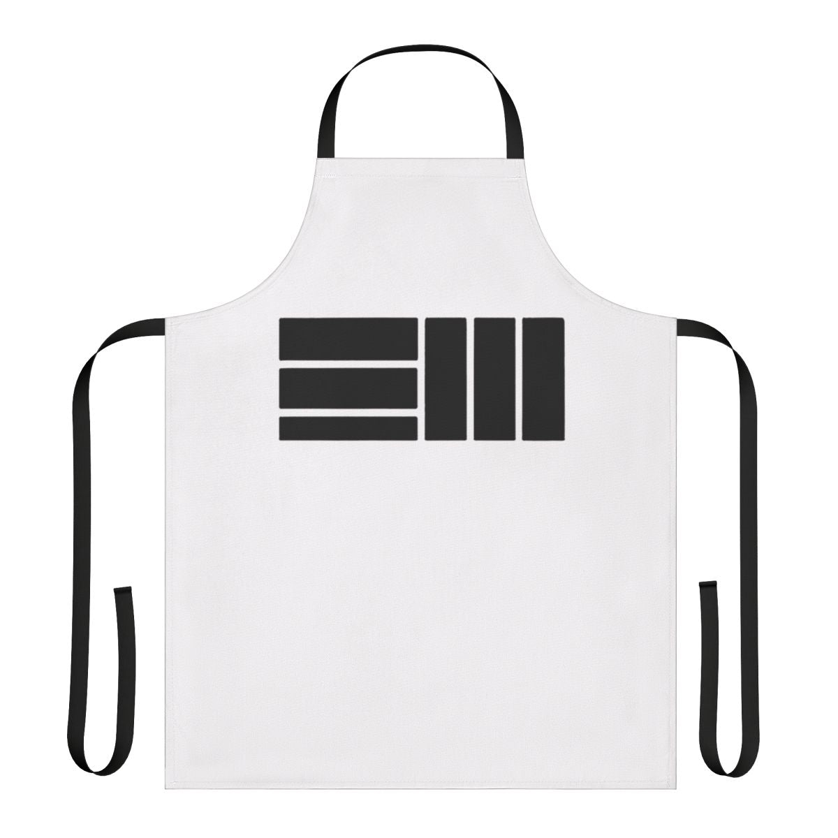 Apron featuring musical notes and lyrics, ideal for Russ fans and music enthusiasts