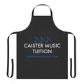 Caister Music Tuition Logo Black Background Apron